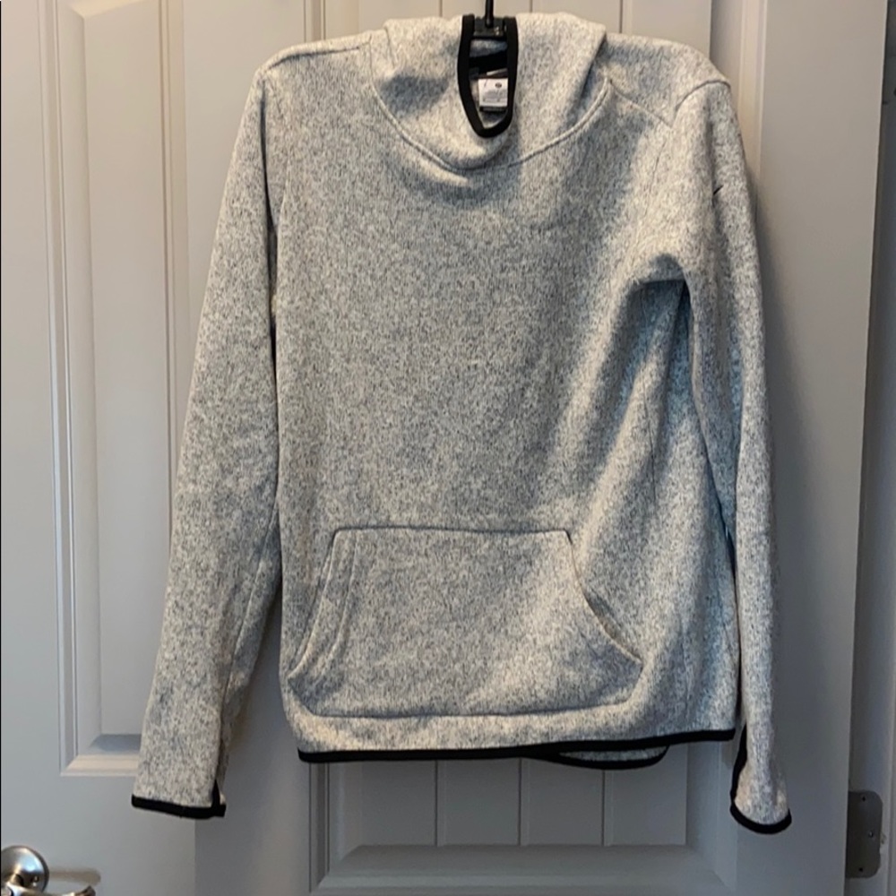 Thick knitted fitted runners hoodie